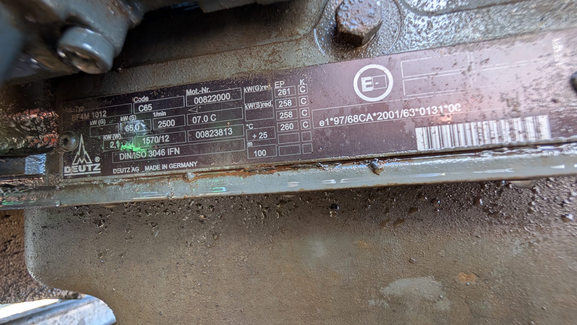 Motor Deutz M231 3D2XL04.8007 pentru cilindru compactor