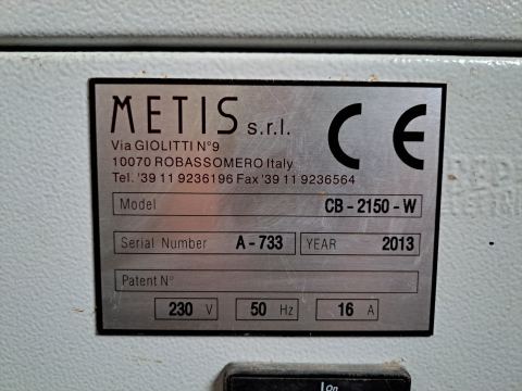 Mașină de tăiere (ghilotina) pentru benzi abrazive late METIS CB-2150-W (Italia) — fotografia 2